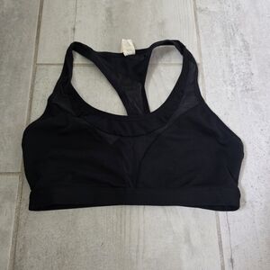 Fabletics Black Mesh Bra